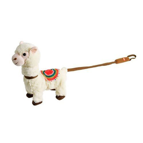 Musical Singing & Walking and Dancing Electronic Llama Plush Toy with Leash Interactive Pet Toys